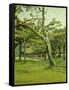An Orchard-Claude Monet-Framed Stretched Canvas