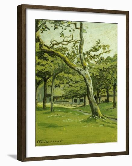 An Orchard-Claude Monet-Framed Giclee Print