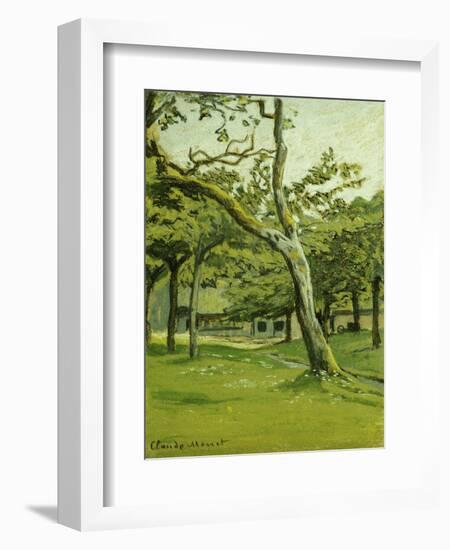 An Orchard-Claude Monet-Framed Giclee Print