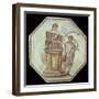 An Organist and a Horn Player Entertain at a Gladiator Match-null-Framed Giclee Print