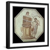 An Organist and a Horn Player Entertain at a Gladiator Match-null-Framed Giclee Print