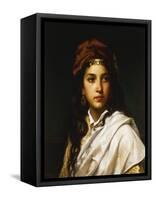 An Oriental Beauty-Jan Frederick Portielje-Framed Stretched Canvas