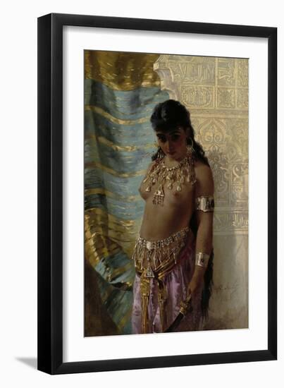 An Oriental Beauty-Valerii Ivanovich Yakobi-Framed Giclee Print