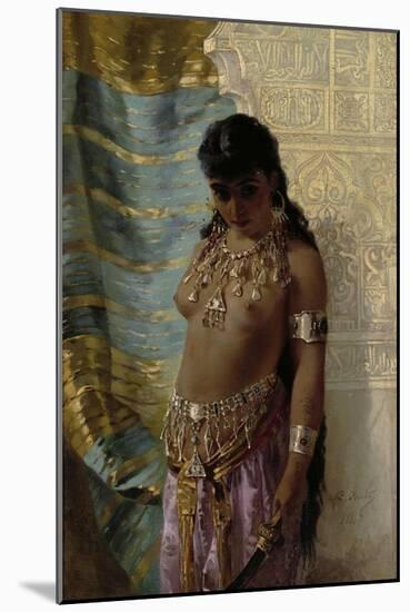 An Oriental Beauty-Valerii Ivanovich Yakobi-Mounted Giclee Print