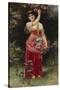 An Oriental Flower Girl-Eisman Semenowsky-Stretched Canvas