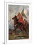 An Orientalist Chieftain on Horseback, 1863-Eugene Fromentin-Framed Giclee Print