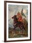 An Orientalist Chieftain on Horseback, 1863-Eugene Fromentin-Framed Giclee Print