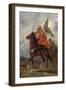 An Orientalist Chieftain on Horseback, 1863-Eugene Fromentin-Framed Giclee Print