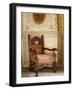 An Original Chair Used at the Coronation of King George the Fifth in 1911, Sirohi, India-John Henry Claude Wilson-Framed Photographic Print