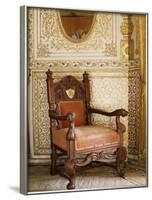 An Original Chair Used at the Coronation of King George the Fifth in 1911, Sirohi, India-John Henry Claude Wilson-Framed Photographic Print