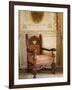 An Original Chair Used at the Coronation of King George the Fifth in 1911, Sirohi, India-John Henry Claude Wilson-Framed Photographic Print