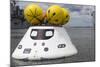 An Orion Capsule before Being Towed into the Well Deck of USS Arlington-null-Mounted Photographic Print