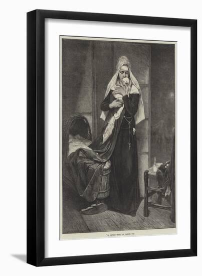 An Orphan Child-Gabriel Max-Framed Giclee Print