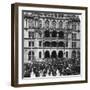 An Outdoor Concert at the Town Hall, Munich, Germany, C1900s-Wurthle & Sons-Framed Photographic Print