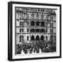 An Outdoor Concert at the Town Hall, Munich, Germany, C1900s-Wurthle & Sons-Framed Photographic Print