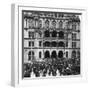 An Outdoor Concert at the Town Hall, Munich, Germany, C1900s-Wurthle & Sons-Framed Photographic Print