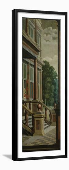 An Outdoor Stairway-Dirck Van Delen-Framed Premium Giclee Print