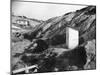 An Outhouse in an Area That Is Plagued with Soil Erosion-Alfred Eisenstaedt-Mounted Premium Photographic Print