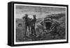 An Outlying Camp-Frederic Sackrider Remington-Framed Stretched Canvas