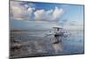 An Outrigger Fishing Boat on the Coast of Bali-Alex Saberi-Mounted Photographic Print