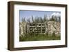 An Overgrown Old Gate and Dry Stone Wall, Burford, Oxfordshire, UK-Nick Turner-Framed Photographic Print