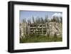 An Overgrown Old Gate and Dry Stone Wall, Burford, Oxfordshire, UK-Nick Turner-Framed Photographic Print