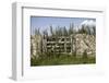 An Overgrown Old Gate and Dry Stone Wall, Burford, Oxfordshire, UK-Nick Turner-Framed Photographic Print