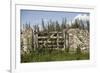 An Overgrown Old Gate and Dry Stone Wall, Burford, Oxfordshire, UK-Nick Turner-Framed Photographic Print