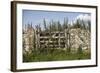 An Overgrown Old Gate and Dry Stone Wall, Burford, Oxfordshire, UK-Nick Turner-Framed Photographic Print