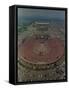 An Overhead Aerial View of the Crowd at Jfk Stadium-null-Framed Stretched Canvas