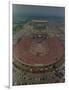 An Overhead Aerial View of the Crowd at Jfk Stadium-null-Framed Photographic Print