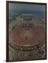 An Overhead Aerial View of the Crowd at Jfk Stadium-null-Framed Photographic Print