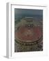 An Overhead Aerial View of the Crowd at Jfk Stadium-null-Framed Photographic Print