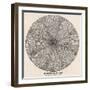 An Overhead View of a Maelstrom Supposed to Exist at the South Pole-null-Framed Art Print