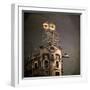 An Owl on a Roof in the City-Luis Beltran-Framed Photographic Print