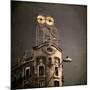 An Owl on a Roof in the City-Luis Beltran-Mounted Photographic Print