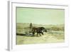 An Ox Cart in New Mexico-Charles Partridge Adams-Framed Giclee Print