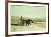 An Ox Cart in New Mexico-Charles Partridge Adams-Framed Giclee Print