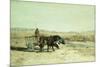 An Ox Cart in New Mexico-Charles Partridge Adams-Mounted Giclee Print