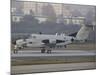 An RC-12X Guardrail at Wiesbaden U.S. Army Airfield, Germany-Stocktrek Images-Mounted Photographic Print