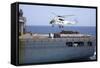 An SA-330J Puma Helicopter Delivers Supplies to USS Kearsarge-null-Framed Stretched Canvas