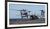 An Sh-60 Sea Hawk Lands on the Flight Deck Aboard USS Bataan-null-Framed Photographic Print