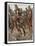 An Uhlan Cavalry Charge-Angelo Jank-Framed Stretched Canvas