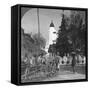 An Umbrella Shaped Pagoda, Bhamo, Burma, 1908-null-Framed Stretched Canvas