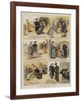 An Undecided Parson's Courtship-Alexander Stuart Boyd-Framed Giclee Print