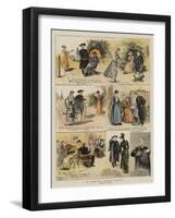 An Undecided Parson's Courtship-Alexander Stuart Boyd-Framed Giclee Print