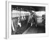 An Undergraduate Volunteer in a Railway Signal Box During the General Strike-null-Framed Photographic Print