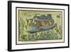 An Underwater Bus-Jean Marc Cote-Framed Art Print