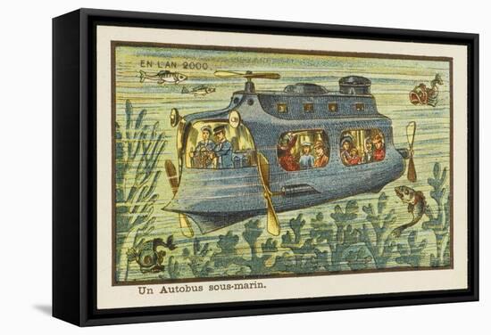 An Underwater Bus-Jean Marc Cote-Framed Stretched Canvas