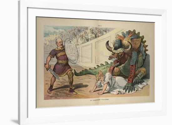 An Unexpected Challenge-JS Pughe-Framed Art Print